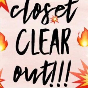 😮😮🤩CLOSET CLEARANCE SALE!🤩😮😮